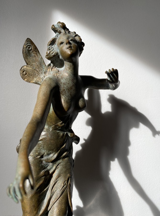 Nimfos skulptūra / Art nouveau