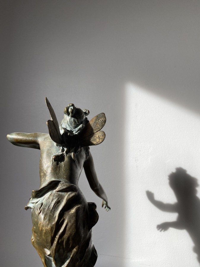 Nimfos skulptūra / Art nouveau